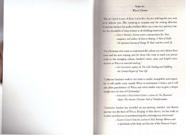 Wicca's Charm: Understanding the Spiritual Hunger - Catherine Sanders
