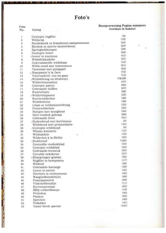 Wildsvleisgeregte en kampvuurdisse - Leoné De Lange