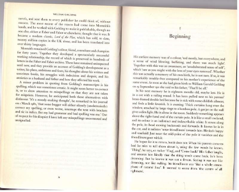 William Golding: The Man Who Wrote Lord of the Flies - John Carey