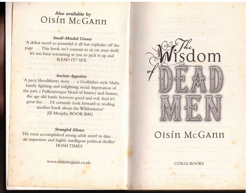 The Wisdom of Dead Men -- Oisin McGann