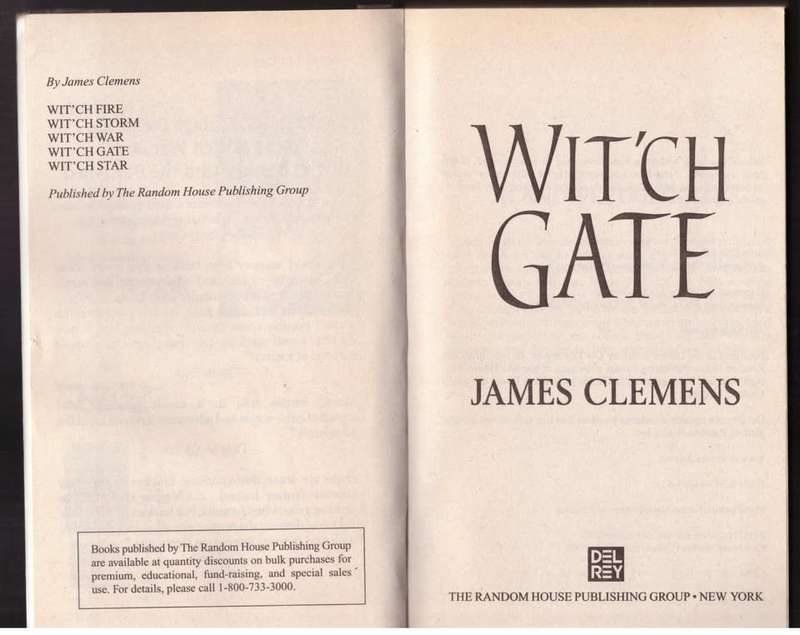Wit`ch Gate -- James Clemens