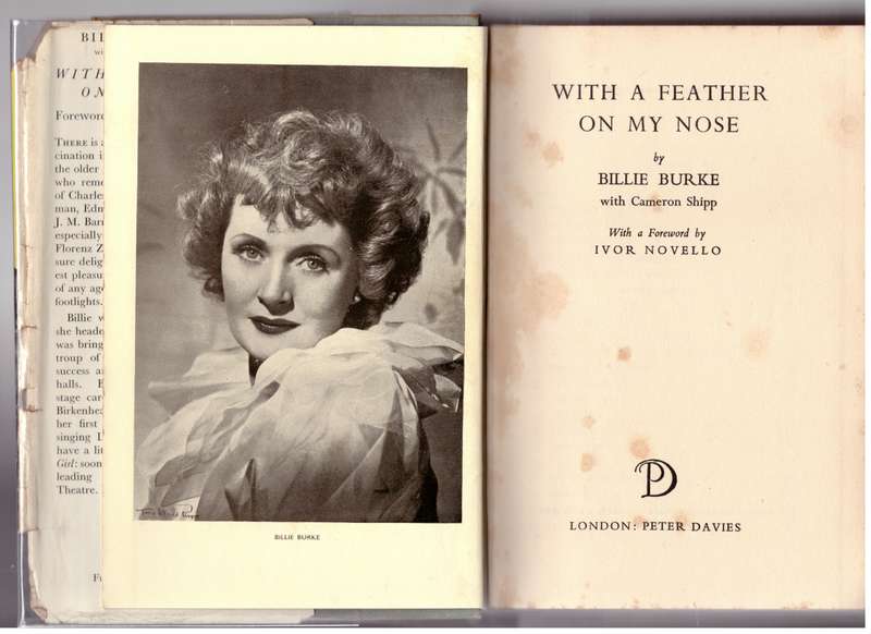 With a Feather on My Nose -- Billie Burke