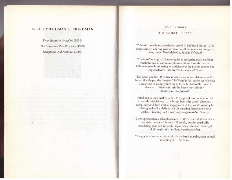 The World Is Flat - Thomas L. Friedman