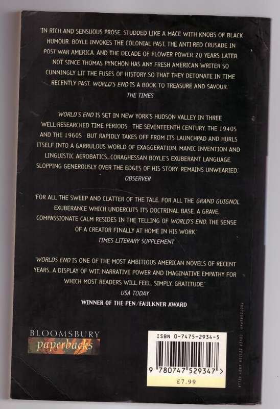 World`s End: A Novel  --  T. Coraghessan Boyle