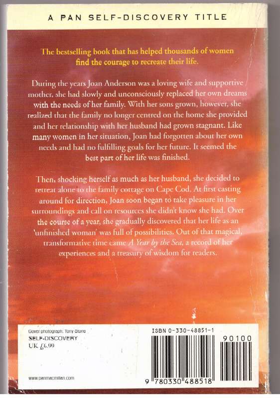 A Year by the Sea: Thoughts of an Unfinished Woman -- Joan Anderson