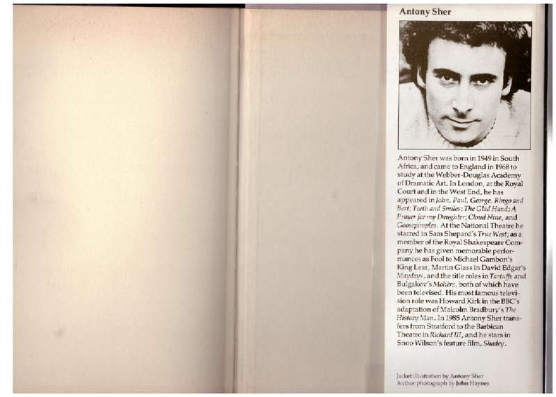 Year of the King: An Actor's Diary and Sketchbook  --  Antony Sher