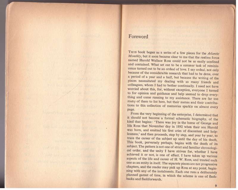 The Years with Ross  --  James Thurber