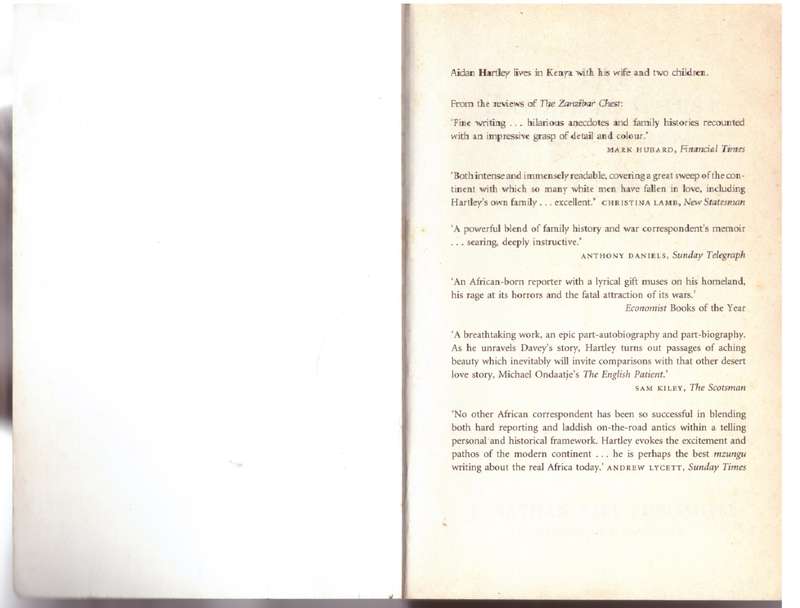 The Zanzibar Chest: A Memoir of Love and War - Aidan Hartley