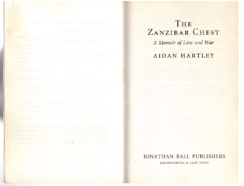 The Zanzibar Chest: A Memoir of Love and War - Aidan Hartley