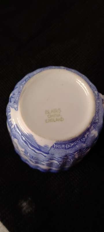 A VINTAGE BLAIRS  PORCELAIN COFFEE DEMITASSE DUO