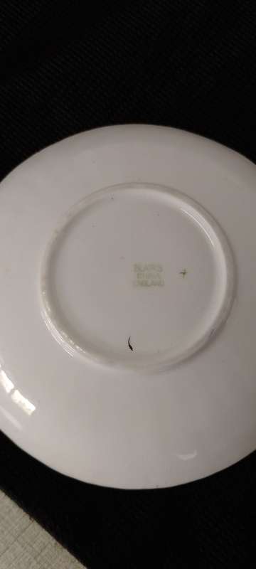 A VINTAGE BLAIRS  PORCELAIN COFFEE DEMITASSE DUO