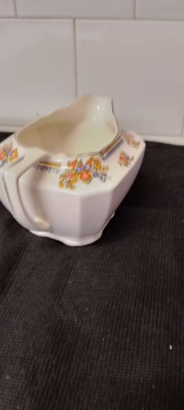 Vintage John Maddock Ivory Ware Large Breakfast Milk Jug