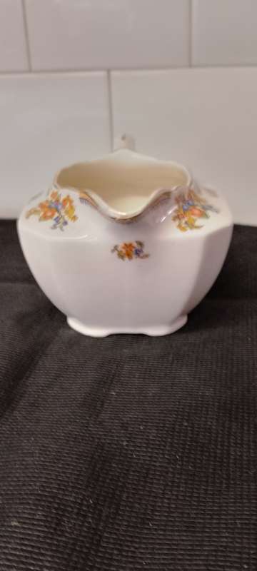 Vintage John Maddock Ivory Ware Large Breakfast Milk Jug