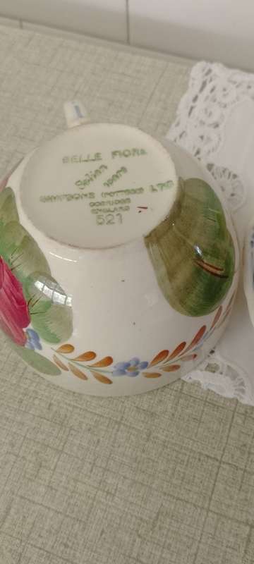 A GORGEOUS VINTAGE BELLE FORE COFFEE/ TEA DUO CUP & SAUCER