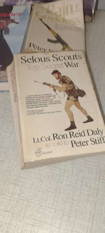 4x Books recording the last days in Rhodesia Peter Stiff