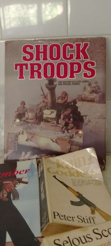 4x Books recording the last days in Rhodesia Peter Stiff