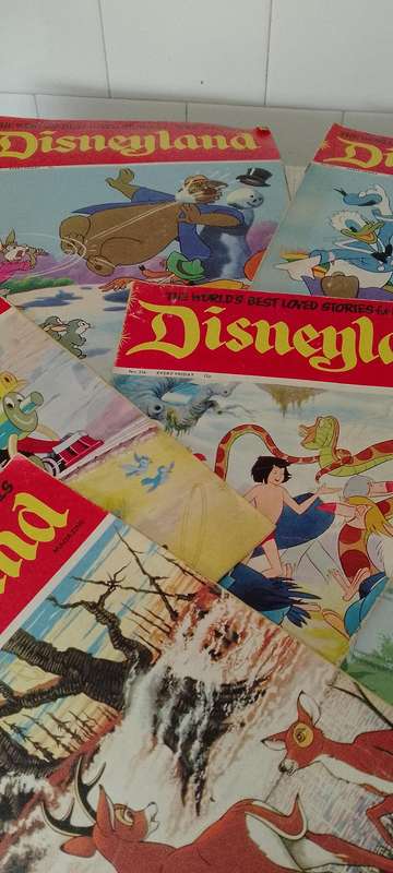 7x Disneyland magazines.