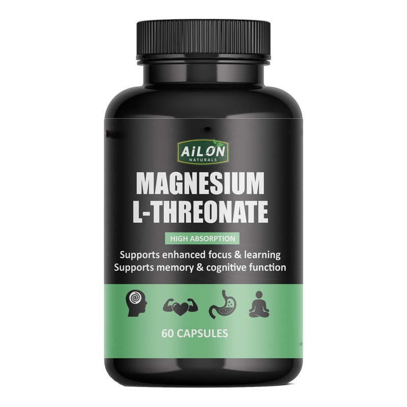 Magnesium L-Threonate - Brain & Memory Support Supplement (60 Caps)