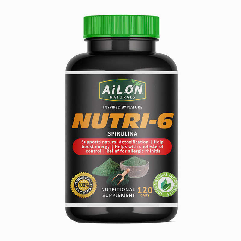 Nutri 6 - Spirulina capsules (120 caps)