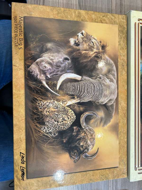 Jigsaw Puzzle box lot