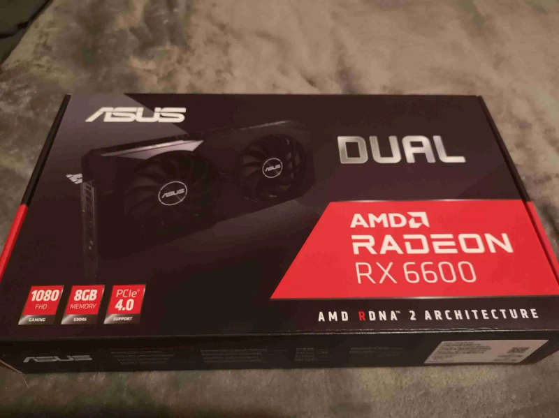 Asus RX 6600 8GB PCIe 4.0 Graphic Card