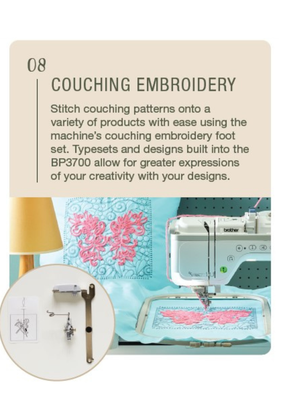 Brother BP3700 embroidery machine