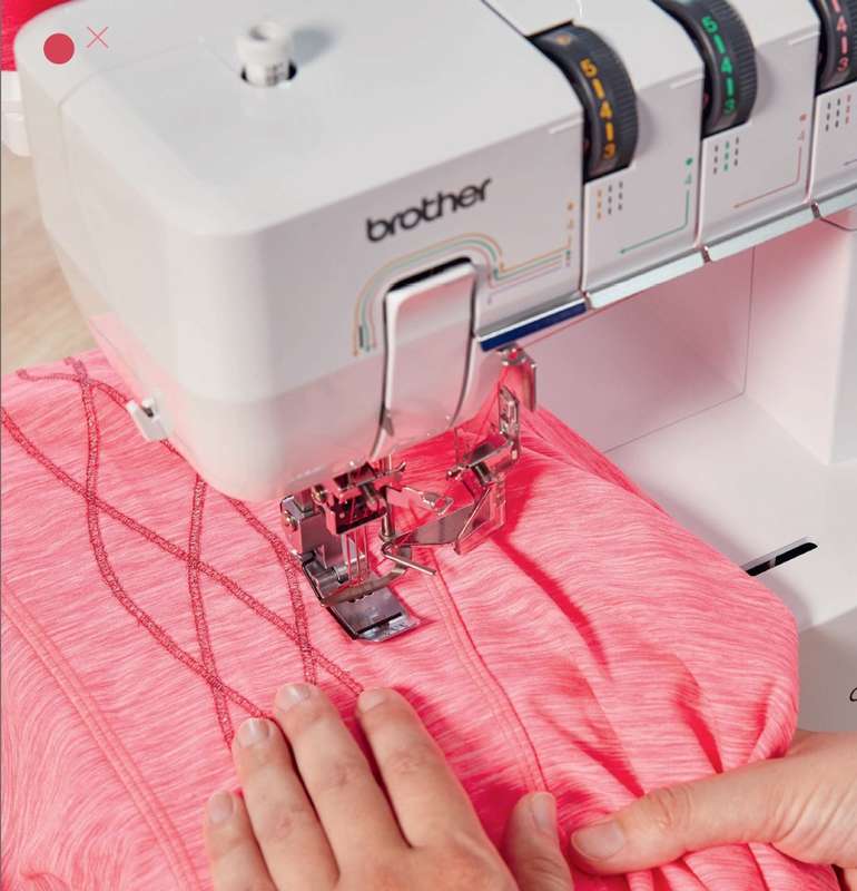 Brother CV3550 Covertstitch machine