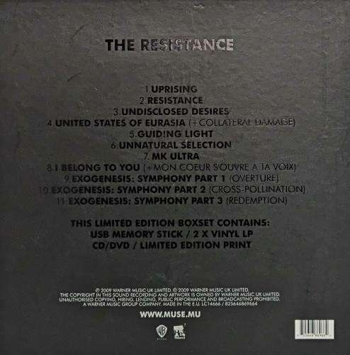 Muse - The Resistance Box Set - Sealed