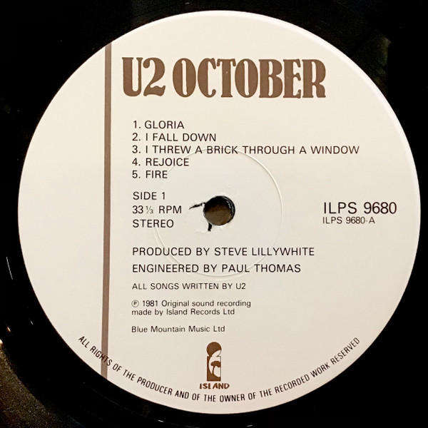 U2 October - Vinyl