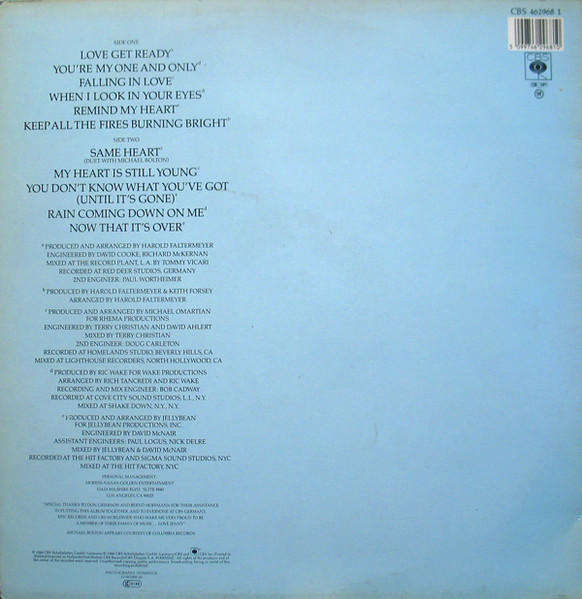 Jennifer Rush  Passion - Vinyl