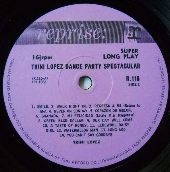 Trini Lopez  Dance Party Spectacular