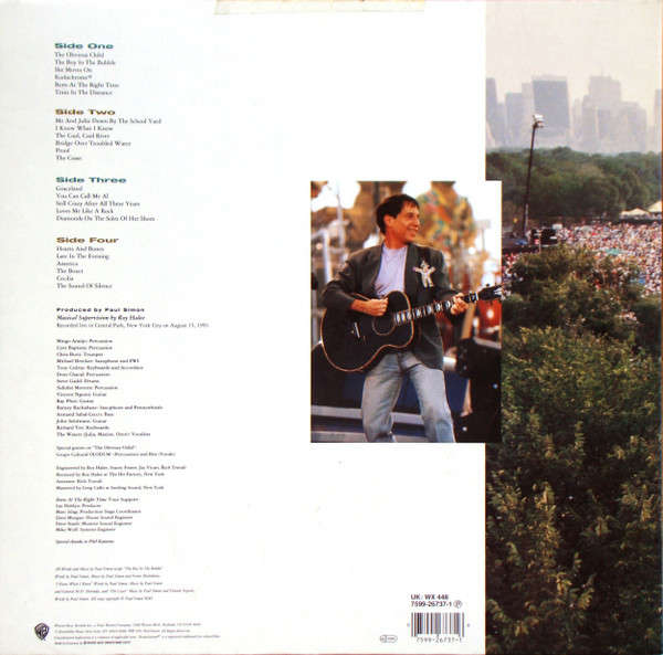 Paul Simon - Concert In The Park - Sealed (Double Vinyl)