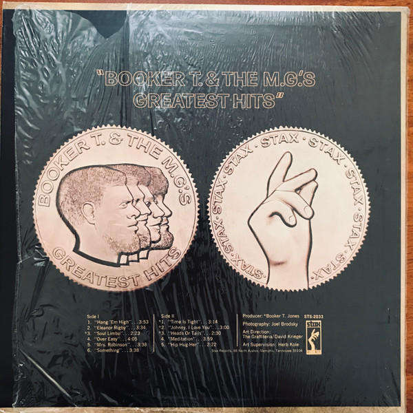 Booker T. & The M.G.'s*  Booker T. & The M.G.'s Greatest Hits - Vinyl