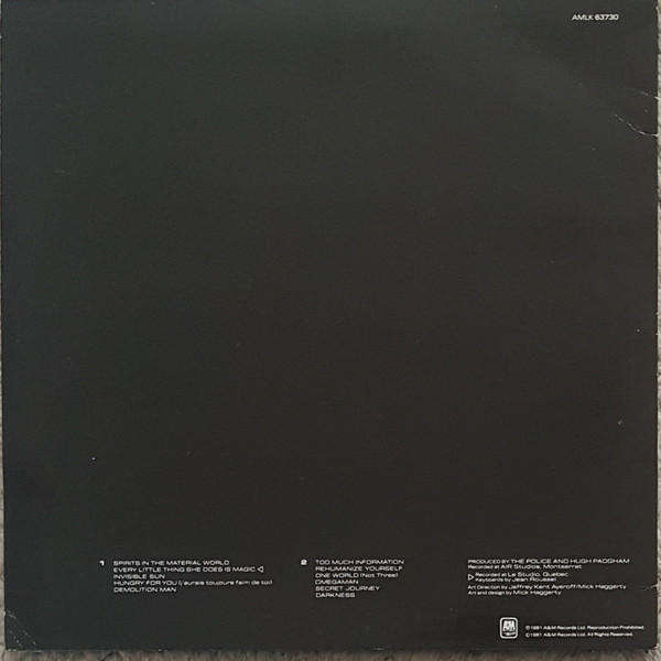 The Police  Ghost In The Machine - Vinyl
