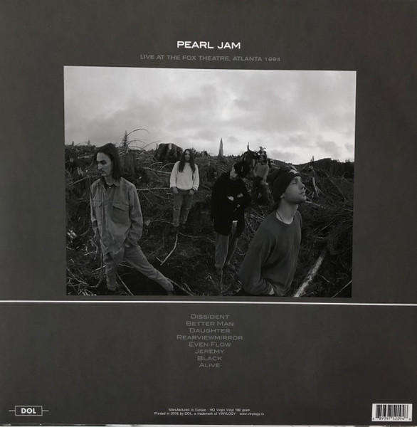 Pearl Jam  Live At The Fox Theatre, Atlanta 1994 - Vinyl