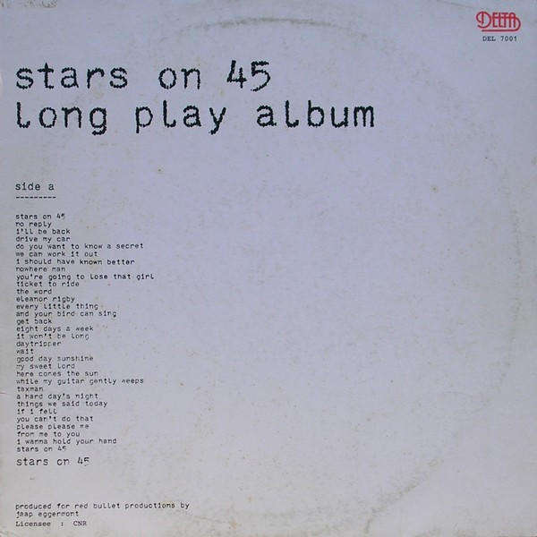 Stars On 45 Long Play Album - Vinyl