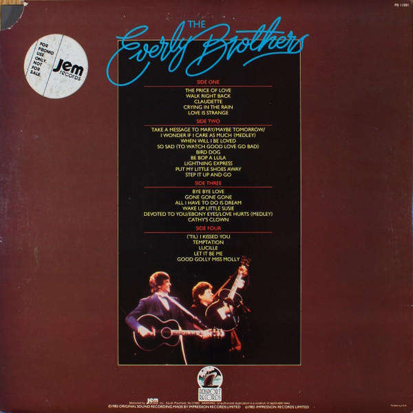 The Everly Brothers*  Reunion Concert - Vinyl