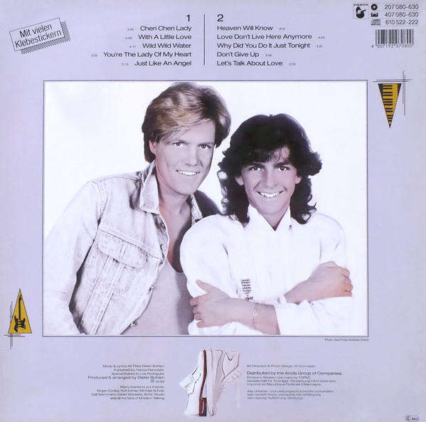 Modern Talking  Let's Talk About Love (The 2nd Album) - Vinyl
