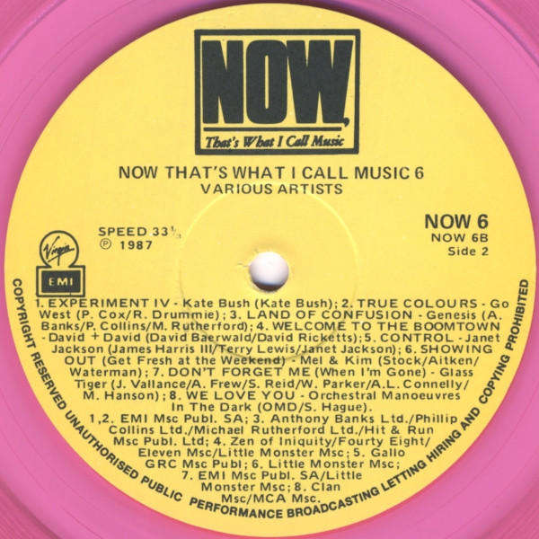 Now That's What I Call Music Vol. 6 - Vinyl Pink