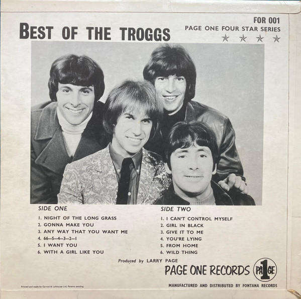 The Troggs  Best Of The Troggs - Vinyl