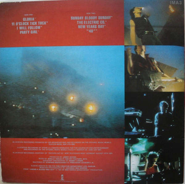 U2  Under A Blood Red Sky (Live) - Vinyl