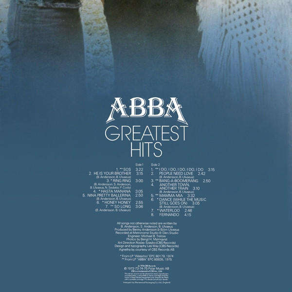 ABBA  Greatest Hits - Vinyl