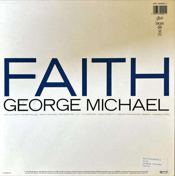 George Michael  Faith - Vinyl