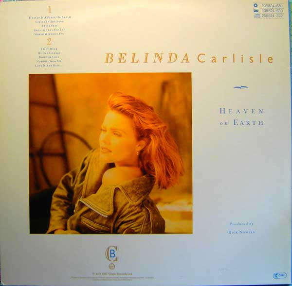 Belinda Carlisle  Heaven On Earth - Vinyl