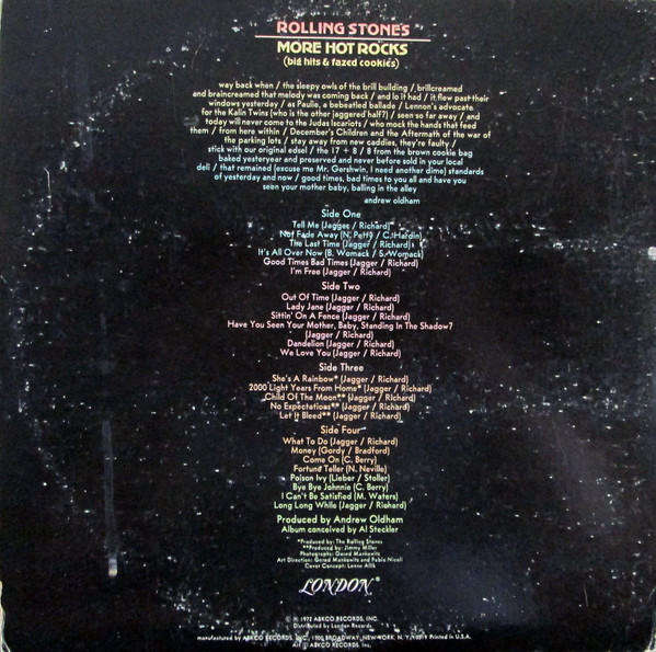 Rolling Stones  More Hot Rocks (Big Hits & Fazed Cookies) - Vinyl