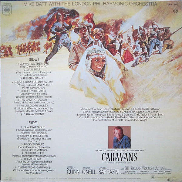 Mike Batt With The London Philharmonic Orchestra  Caravans (Original Motion Picture Score) - Vinyl