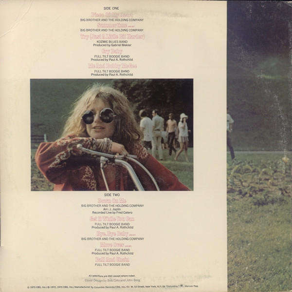 Janis Joplin  Janis Joplin's Greatest Hits - Vinyl