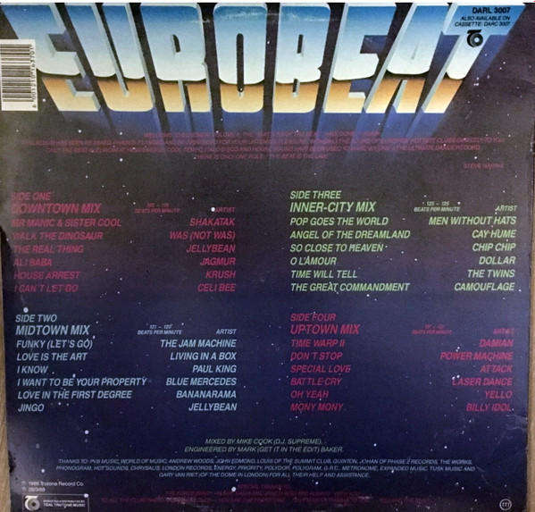 Eurobeat Volume 4 - Vinyl
