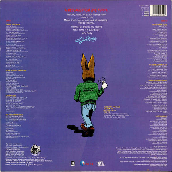 Jive Bunny And The Mastermixers  Jive Bunny - The Album - Vinyl