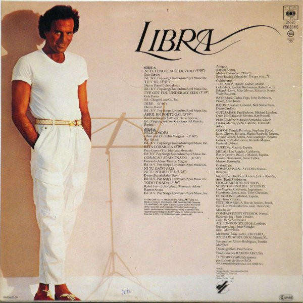 Julio Iglesias  Libra - Vinyl